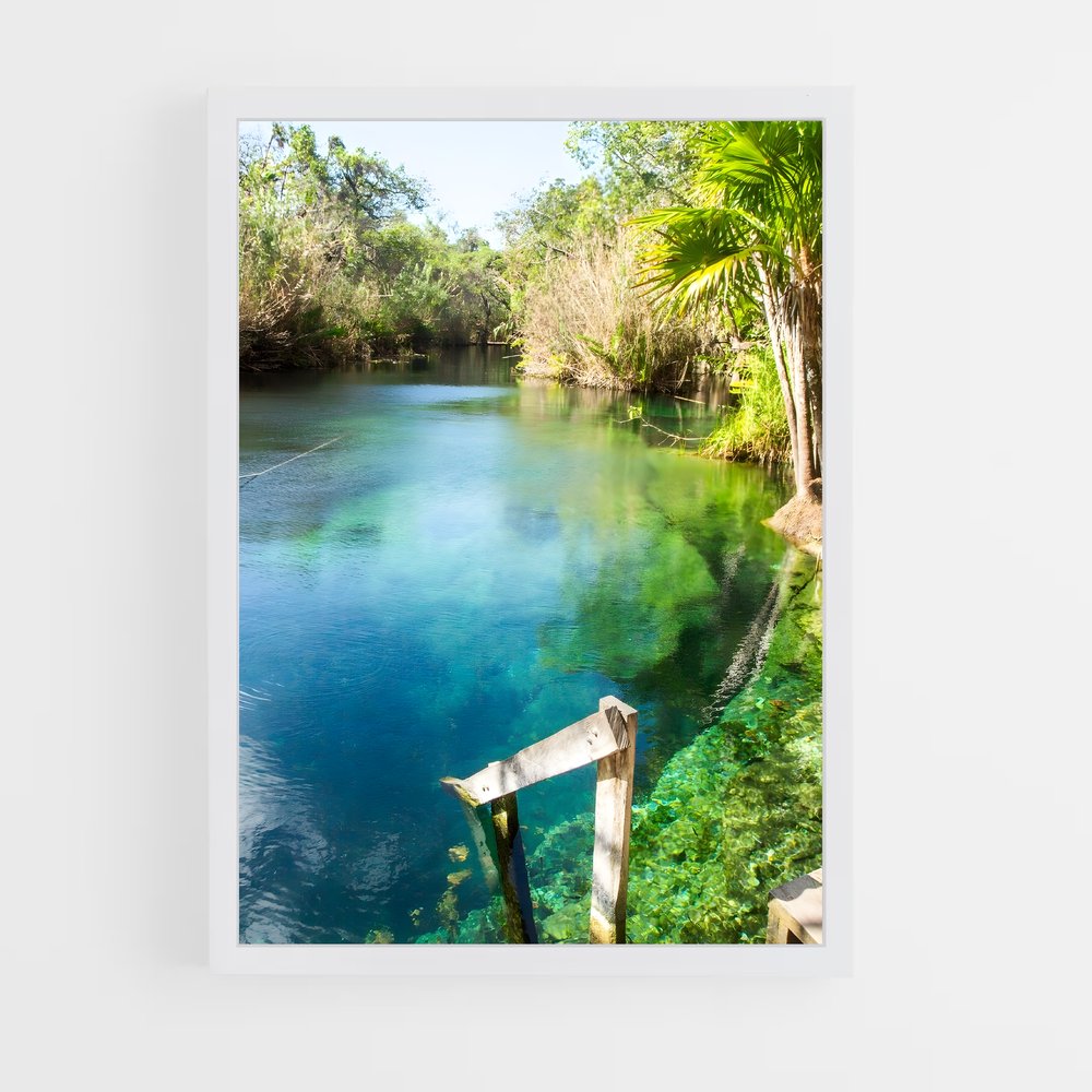 Poster Blue Hole Mystique – affiche Plongée sous-marine (vue 3)